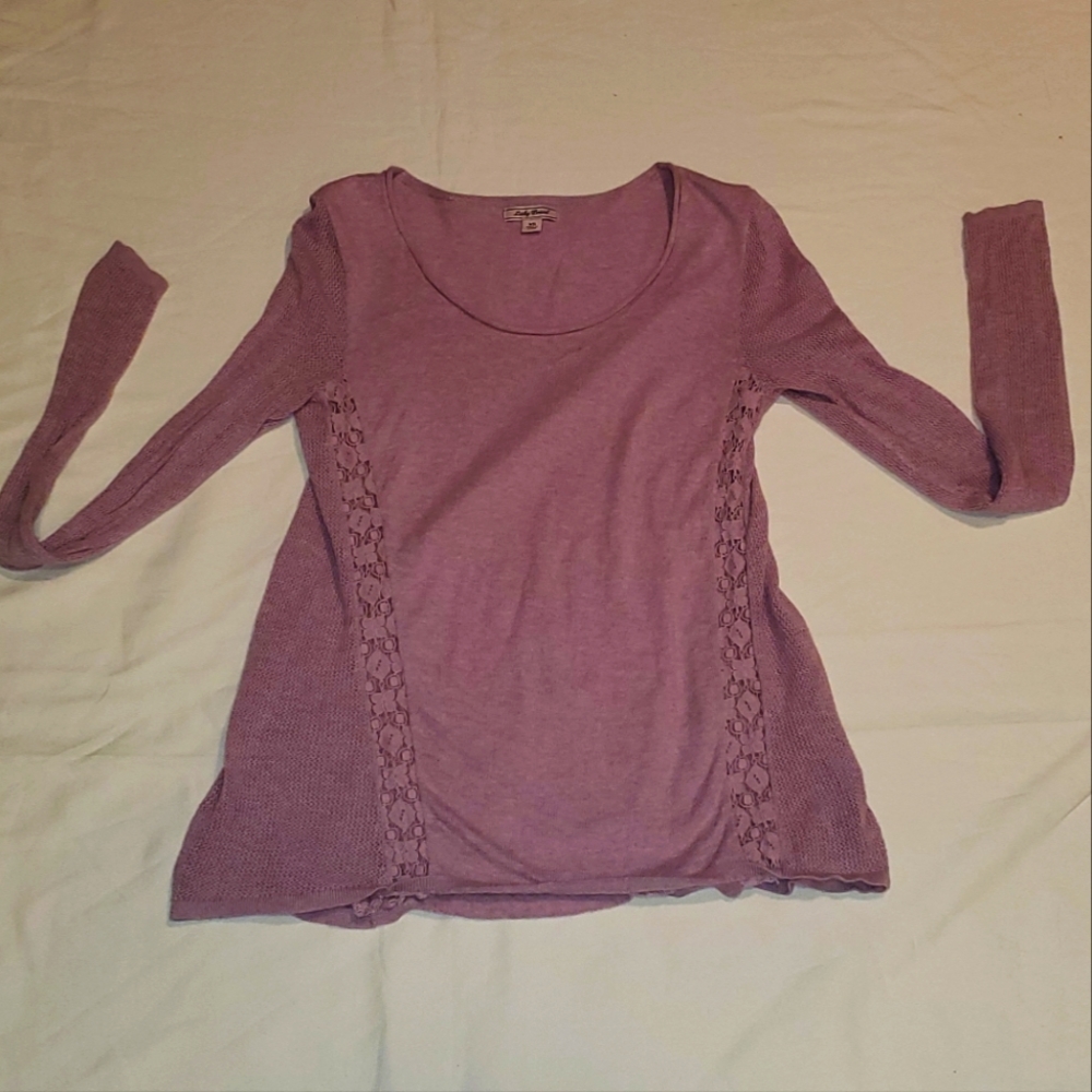Lucky Brand sweater. Lavender.